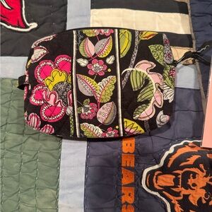 Vera Bradley Premium Cotton Mini Dome Cosmetic Makeup Bag